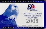 United States 2008 2008 U.S Mint five quarters Proof Set (G19)  22.34 £  +  40.95 £ shipping