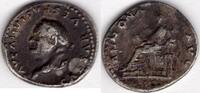 Roman Empire ancient Roman silver denarius Vespasian, 69-79 (C38) -