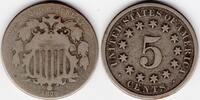 United States 1870 1870 US Shield Nickel (A47)  37.23 £  +  40.95 £ shipping