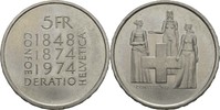 Schweiz Franken Gedenkmünze "Verfassungsreform 1874" -