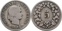 Schweiz 5 Rappen 1882 SS 12.14 £  +  17.34 £ shipping