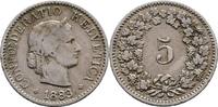 Schweiz 5 Rappen 1883 SS 9.54 £  +  17.34 £ shipping