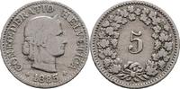 Schweiz 5 Rappen 1885 S+ 8.67 £  +  17.34 £ shipping