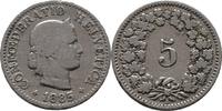 Schweiz 5 Rappen 1885 S+ 6.94 £  +  17.34 £ shipping