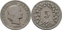 Schweiz 5 Rappen 1898 knapp SS 6.07 £  +  17.34 £ shipping