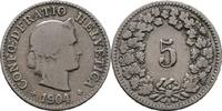 Schweiz 5 Rappen 1904 SS 21.67 £  +  16.47 £ shipping