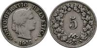 Schweiz 5 Rappen 1908 SS 6.07 £  +  17.34 £ shipping
