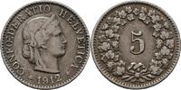 Schweiz 5 Rappen 1912 VZ 21.67 £  +  16.47 £ shipping