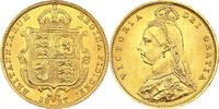 United Kingdom Half Sovereign NGC MS63+ Victoria 1/2 Sovereign 1887 Half Sovereign NGC MS63+ Victoria