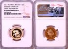 United Kingdom piedfort proof sovereign NGC PF70 Sovereign 2017 piedfort proof sovereign NGC PF70