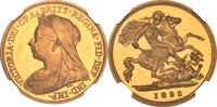 United Kingdom Proof Half Sovereign NGC PF62 Ultra Cameo 1/2 Sovereign 1893 Proof Half Sovereign NGC PF62 Ultra Cameo