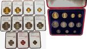 United Kingdom Gold coin sets 1887 11-Coin Gold Proof set Five Pound to ... 69,500.00 £  +  7.98 £ shipping