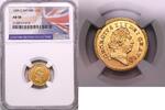 United Kingdom Guinea Third Guinea NGC AU58 -