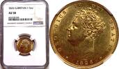 United Kingdom Sovereign George IV NGC AU58 Sovereign 1826 Sovereign George IV NGC AU58
