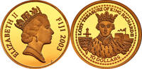 United Kingdom Modern gold coins 2003 10 Dollars Fiji Gold King Richard ... 135.00 £  +  7.98 £ shipping