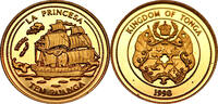 United Kingdom Modern gold coins 1998 Ten Pa'anga La Princesa Kingdom of... 135.00 £  +  7.98 £ shipping
