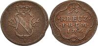 BADEN-DURLACH Ku.-1/4 Kreuzer 1766 Karl Friedrich, 1738/1746-1811. Ku.-1... 21.67 £  +  12.92 £ shipping