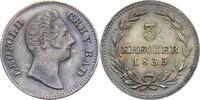 BADEN-DURLACH 3 Kreuzer 1835 Karl Leopold Friedrich, 1830-1852. 3 Kreuze... 65.02 £  +  12.92 £ shipping