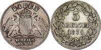 BADEN-DURLACH 3 Kreuzer 1871 Friedrich I., 1852/1856-1907. 3 Kreuzer 187... 39.01 £  +  12.92 £ shipping