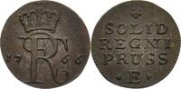 Preussen Schilling 1766 Friedrich II., 1740-1786. Schilling 1766 E, Köni... 47.68 £  +  12.92 £ shipping