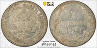 Russia 2 Markkaa 1865 Alexander II, 2 MArkka 1865, Erhaltung! MS64 2,167.38 £ free shipping
