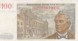 Belgium 100 Francs 16-10-52 1952 P.129a XF