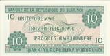 Burundi 10 Francs 1991 P.33b UNC