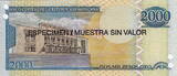 Dominican Rep. 2.000 Pesos SPECIMEN 2006 P.181s1 UNC