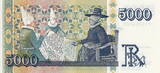 Iceland 5.000 Kronur 2001 P.60 UNC