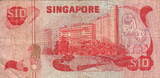 Singapore 10 Dollars 1979 P.11a VF