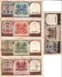 Surinam 1.140 Gulden set(5) 1957 P.111-115 VF