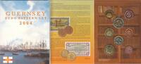 3,88 Euro ORIGIN.SET(8)essai tokens 2004 Guernsey KM.NEW4 BU