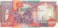 Somalia 1.000 Shillings P.37a -
