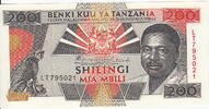 Tanzania 200 Shilingi P.25 -