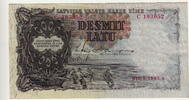 Latvian 10 Latu P.29a -