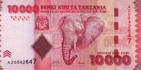 Tanzania 10.000 Shillings P.44 -