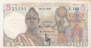 French West Africa 5 Francs 1949 P.36 UNC-