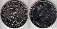 Gibraltar 1 Crown S-OLYMPIC 92 DISCUS KM.66 -