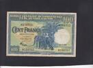 Belgian Congo 100 Francs tear 5mm P.25a -