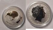 Neuseeland One Dollar 2009 Neuseeland Kiwi 2009 Gildet. 1 Unze BU Goldet 59.82 £  +  12.57 £ shipping
