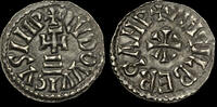 CAROLINGIAN  EH-TWBT - Italy - Ludovico II & Angilberga, AR Denaro, supe... 1,300.00 £ free shipping