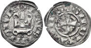 MIDDLE AGES Denier Crusaders, Duchy of Athens. Gui II de La Roche. BI (0.69g, 20mm). Thebes mint. Metcalf, Crusades 1032-7 -
