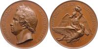 Personenmedaillen Bronzemedaille Rauch, Christian *1777 Arolsen, +1857 Dresden, Bildhauer. -