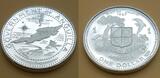 Anguilla 1/2-1-2-4 Dollar 1970 Marienkirche, Inselkarte, Nationalflagge, Eineinhalbmaster Proof