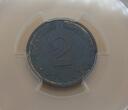 BRD 2 Pfennig 1969 J Sehr selten Bronzeprägung! MS64BN
