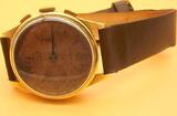 Schweiz Titus Geneve 1950-59 Chronograph, Herrenuhr getragen, funktionsfähig, gut