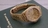 Rolex Damenuhr Datejust Gold/Diamanten-Special Edition 50 Jahre Oyster- Full Set