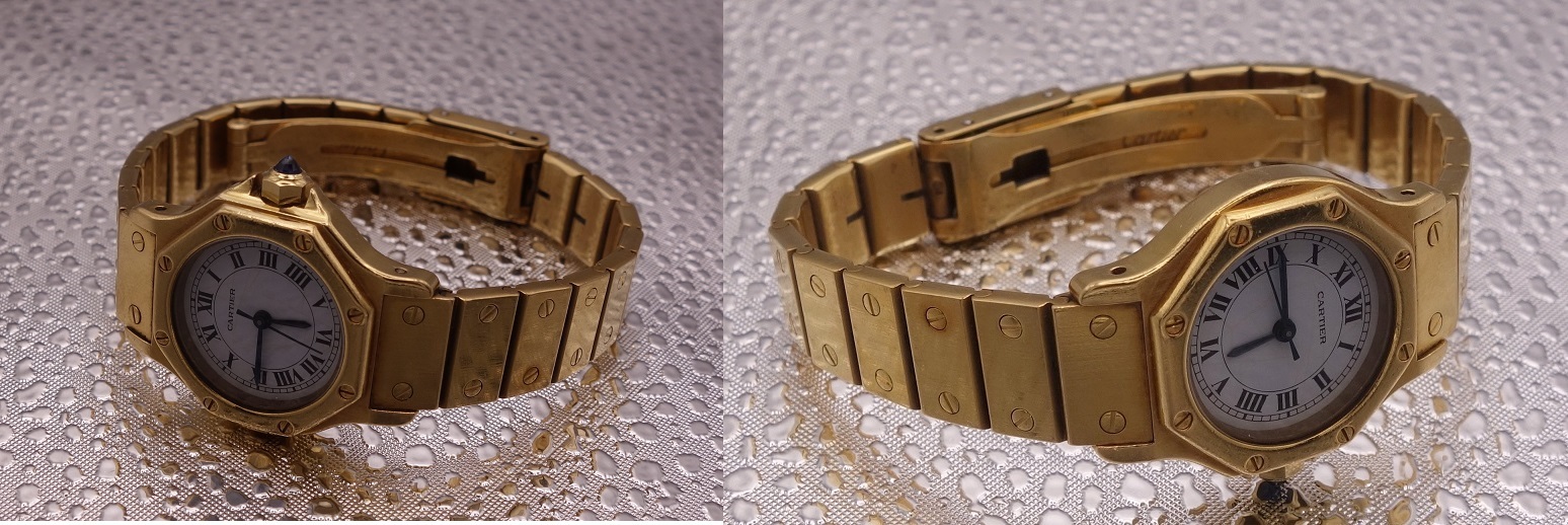 Cartier 18 karat hot sale gold watch