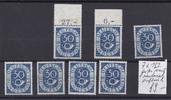 BRD 30 Pfennig 7 Stück Posthorn-Ausgabe -