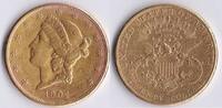 USA Liberty Head 20 Dollars 1904 S ss